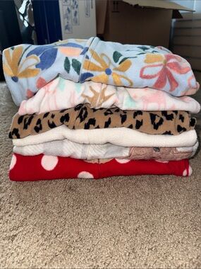 Bundle of 12mo fleece pajamas